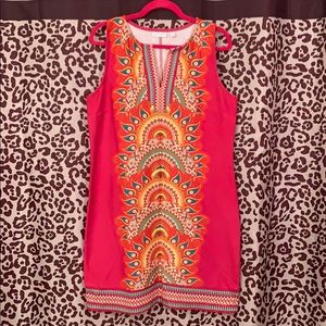 Fuchsia Sleeveless sheath dress